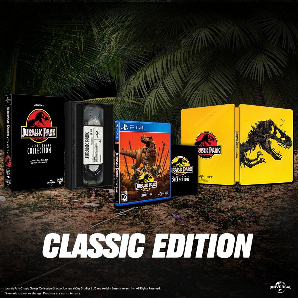 Limited Run Games Jurassic Park Classic Games Collection Classic Edition PS4 NEW